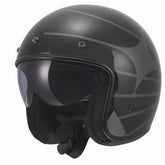LS2 OF601 BOB II COSMIC CASCO DE MOTO NEGRO GRIS