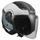 LS2 OF616 AIRFLOW II COVER CASCO DE MOTO GRIS AZUL