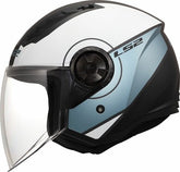 LS2 OF616 AIRFLOW II COVER CASCO DE MOTO GRIS AZUL