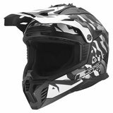 LS2 MX708 FAST II GROTESK CASCO DE MOTO NEGRO GRIS