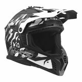 LS2 MX708 FAST II GROTESK CASCO DE MOTO NEGRO GRIS