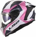 LS2 FF817 CHALLENGER II LAVENDER CASCO DE MOTO FLAMAN MATE