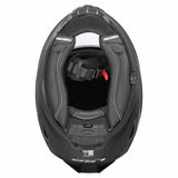 LS2 FF817 CHALLENGER II SOLID CASCO DE MOTO MATE NEGRO