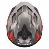 LS2 FF817 CHALLENGER II VIPER CASCO DE MOTO GRIS ROJO