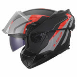 LS2 FF910 ADVANT II GLIDE CASCO DE MOTO NEGRO GRIS ROJO