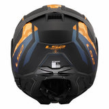 LS2 FF910 ADVANT II GLIDE CASCO DE MOTO NEGRO NARANJA