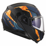 LS2 FF910 ADVANT II GLIDE CASCO DE MOTO NEGRO NARANJA