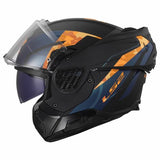 LS2 FF910 ADVANT II GLIDE CASCO DE MOTO NEGRO NARANJA