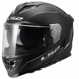 LS2 FF818 STORM III SOLID CASCO DE MOTO MATE NEGRO