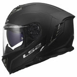 LS2 FF818 STORM III SOLID CASCO DE MOTO MATE NEGRO