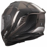 LS2 FF818 STORM III SPORTY CASCO DE MOTO NEGRO GRIS