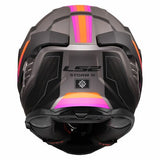 LS2 FF818 STORM III SPORTY CASCO DE MOTO GRIS PÚRPURA