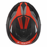 LS2 FF818 STORM III KOMAI CASCO DE MOTO NEGRO ROJO