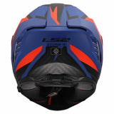 LS2 FF818 STORM III DYNAMO CASCO DE MOTO AZUL ROJO