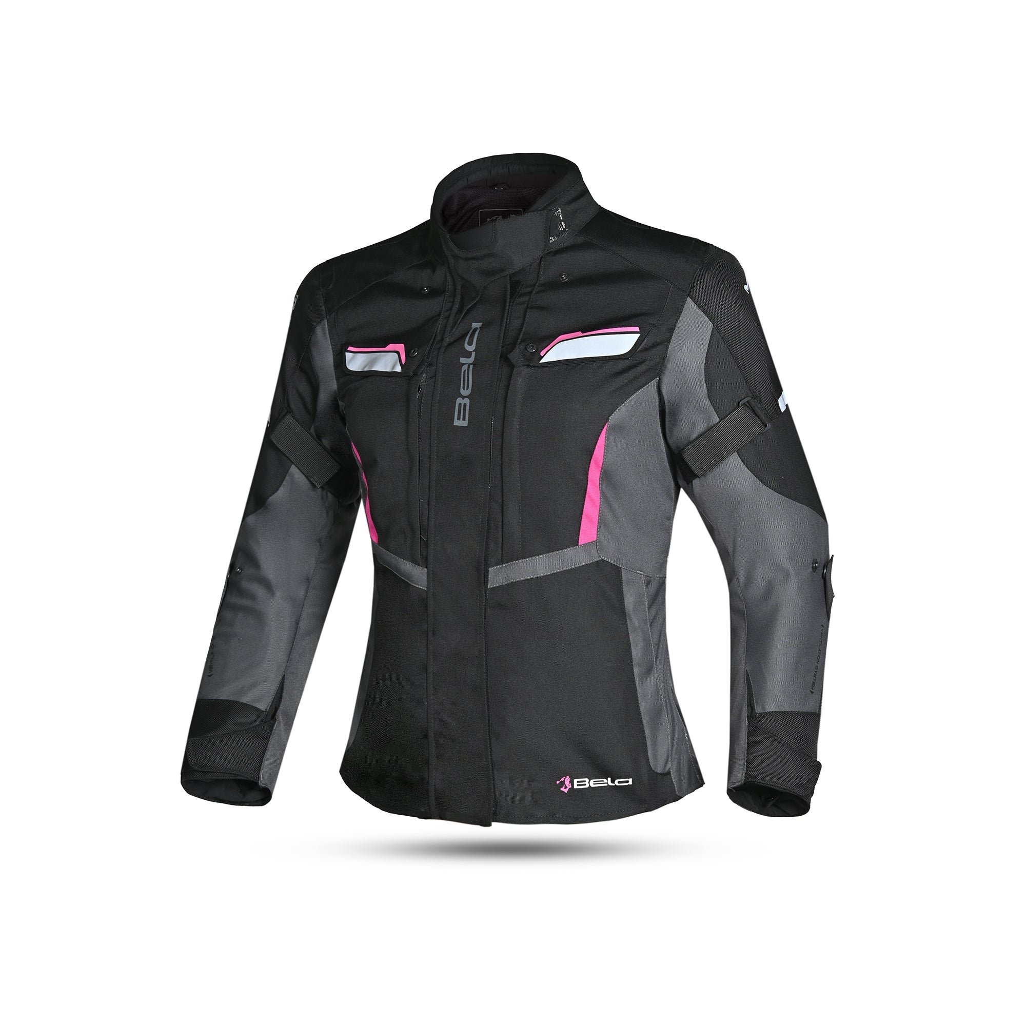 BELA - Chaqueta Textil Hurricane Lady Negro/Fucsia - SECURTEX MOTOR S.L (t/a MaximoMoto)