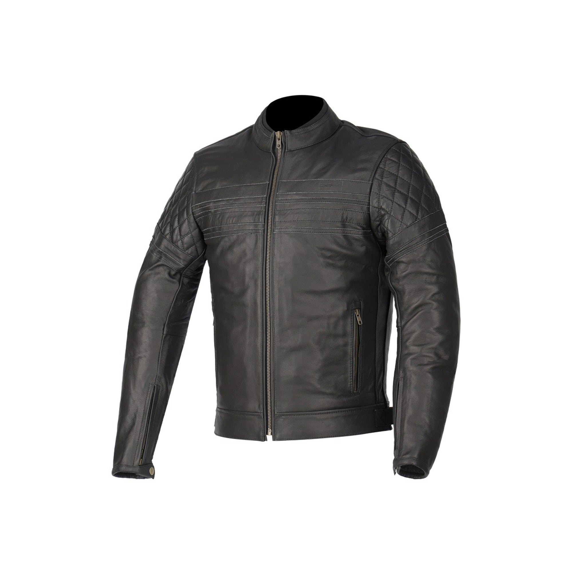 BELA - CHAQUETA PIEL MERLIN NEGRO - SECURTEX MOTOR S.L (t/a MaximoMoto)