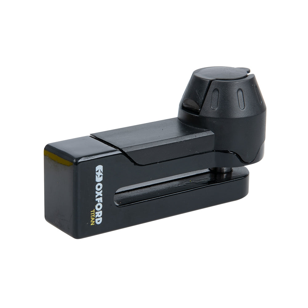 OXFORD - Titan 10mm Pin Disc Lock Black incl. Pouch - SECURTEX MOTOR S.L (t/a MaximoMoto)