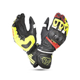 R-TECH - Guantes Piel GP Racing Negro/Amarillo - SECURTEX MOTOR S.L (t/a MaximoMoto)