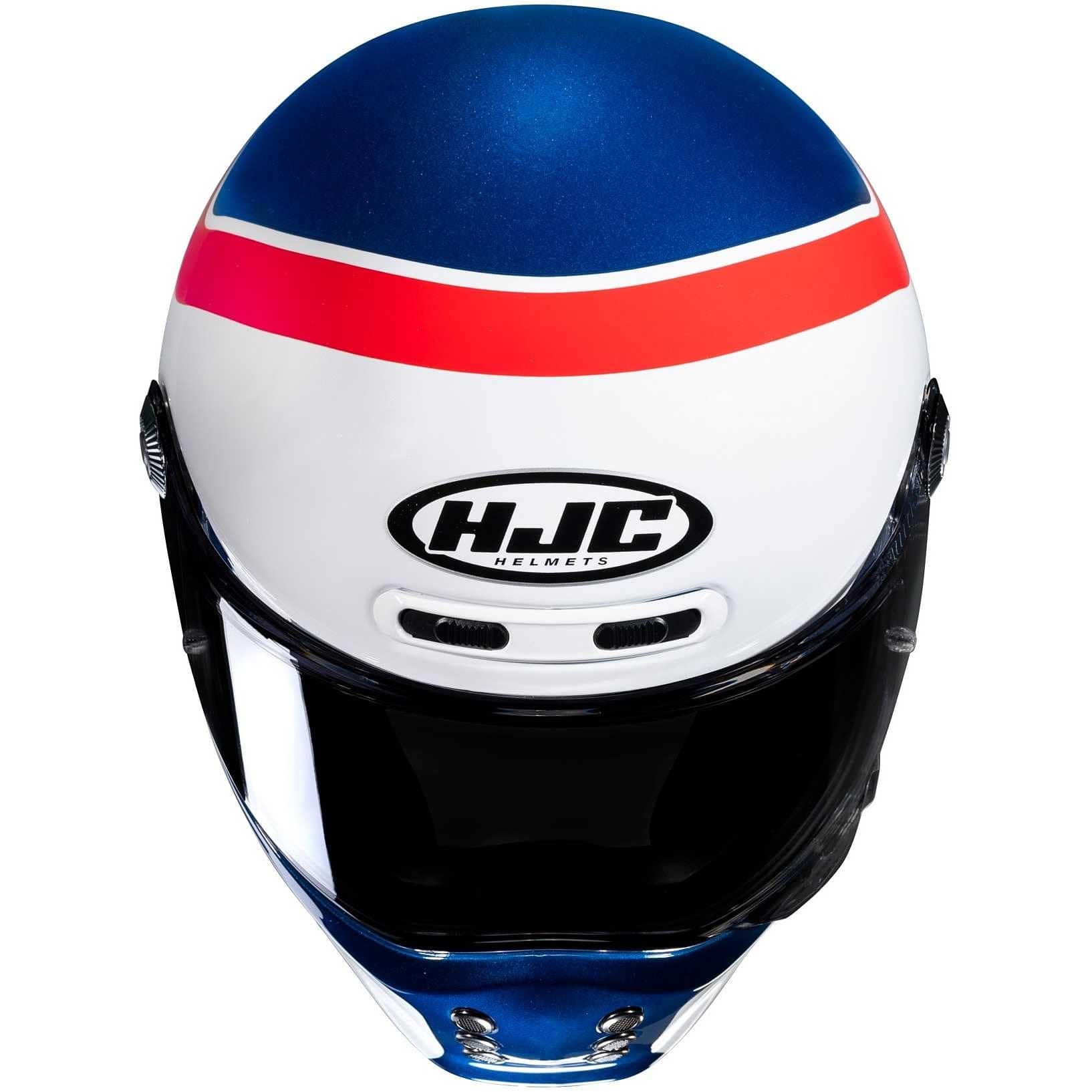 HJC V10 GRAPE MC21 carreras moto integral Casco