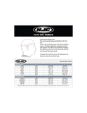 HJC V10 GRAPE motociclismo integral Casco negro brillante