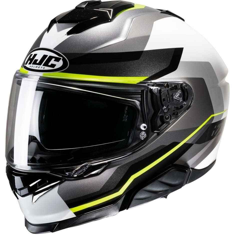 HJC- i71 PEKA NIOR MC3H casco integral deportivo para moto Racing Amarillo fluo