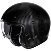 HJC V31 Casco Jet Moto Urbano Negro Carbono