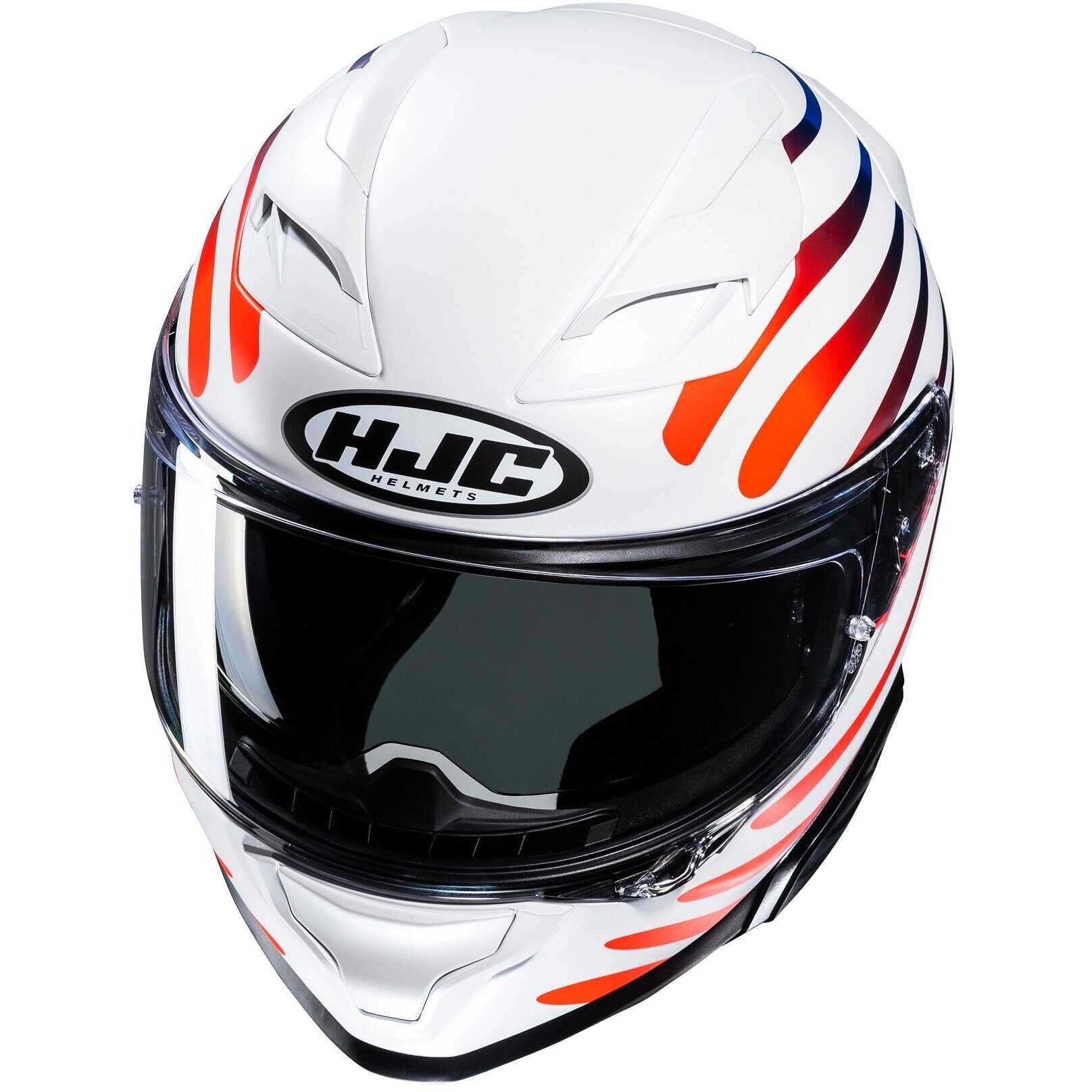 HJC F71 ZEN MC21SF blanco azul rojo Casco de moto turismo deportivo