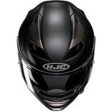 HJC F71 UNI casco de moto integral semiplano negro titanio