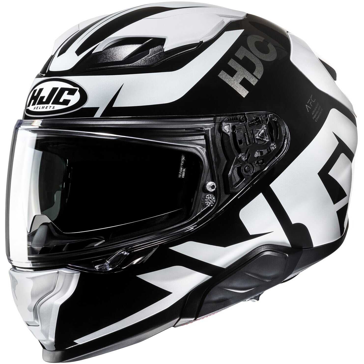 HJC F71 BARD MC5 negro blanco Casco Moto Integral