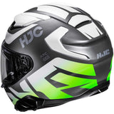 HJC F71 BARD MC4HSF Negro Mate Verde Casco Moto Integral
