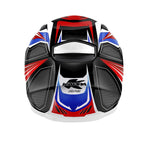 KAPPA KV41 Dallas Fighter Motociclete Casco Rojo Azul Blanco - CASCO