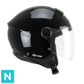 niño usando casco moto CGM 261A Mini Negro