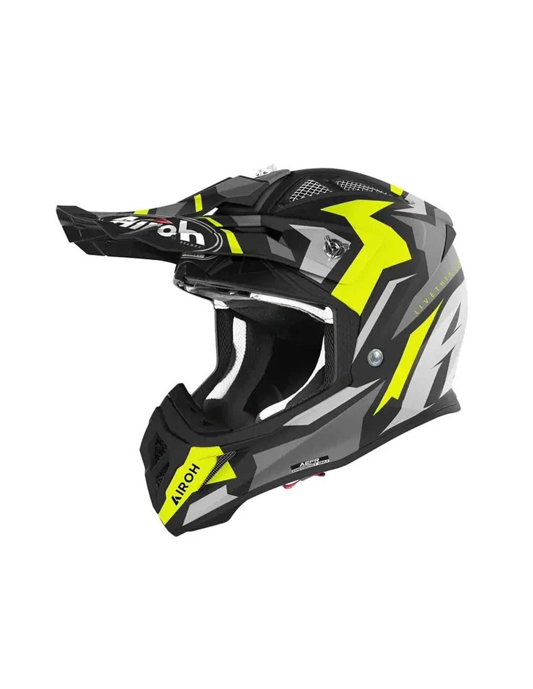 AIROH - CASCOS AVIATOR ACE SWOOP YELLOW MATT - SECURTEX MOTOR S.L (t/a MaximoMoto)