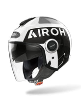 AIROH - CASCOS HELIOS UP WHITE GLOSS - SECURTEX MOTOR S.L (t/a MaximoMoto)