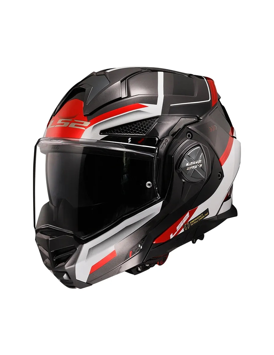 LS2 FF901 ADVANT X SPECTRUM BLACK WHITE RED-06 S - SECURTEX MOTOR S.L (t/a MaximoMoto)