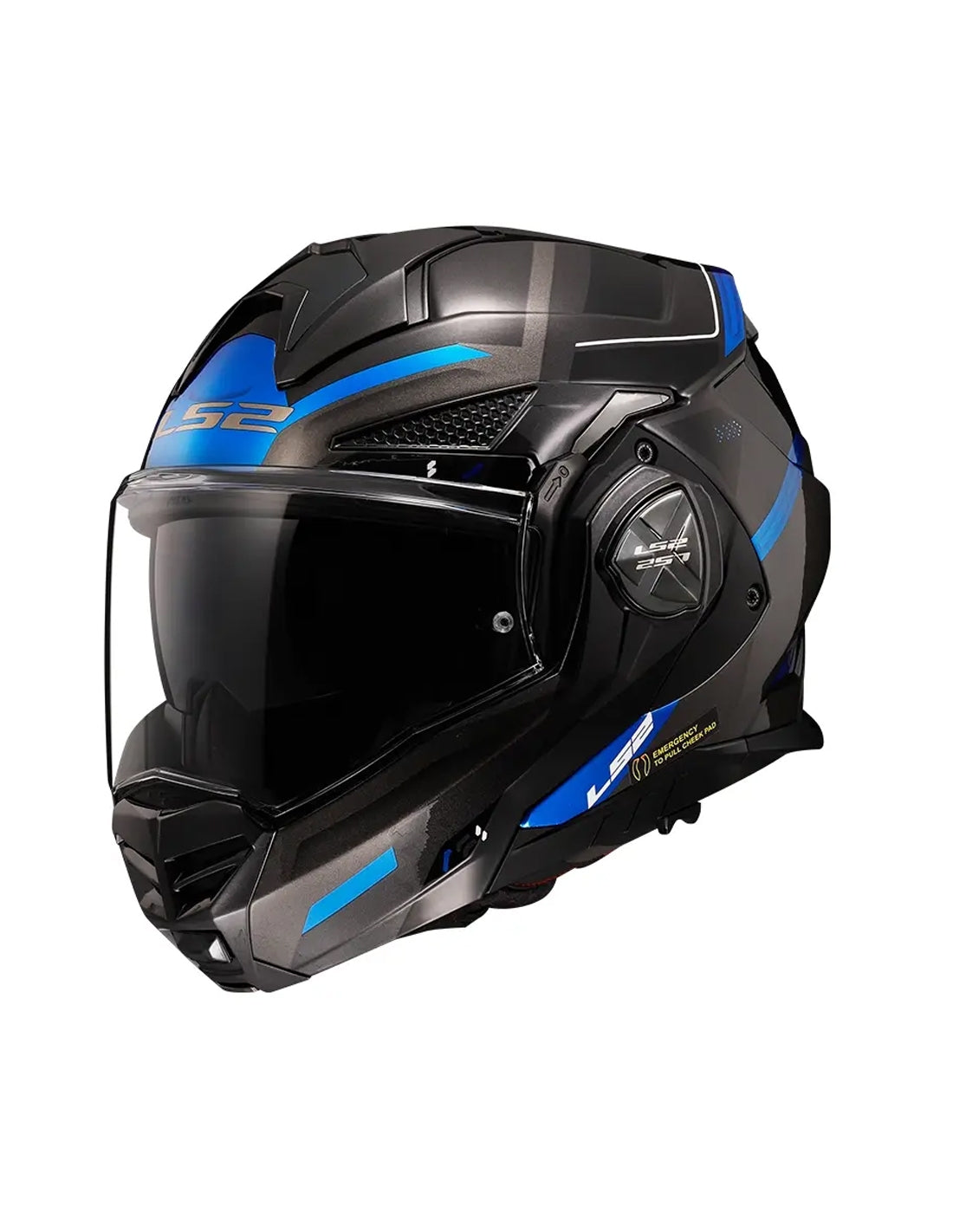 LS2 FF901 ADVANT X SPECTRUM BLACK TITAN.BLUE - SECURTEX MOTOR S.L (t/a MaximoMoto)