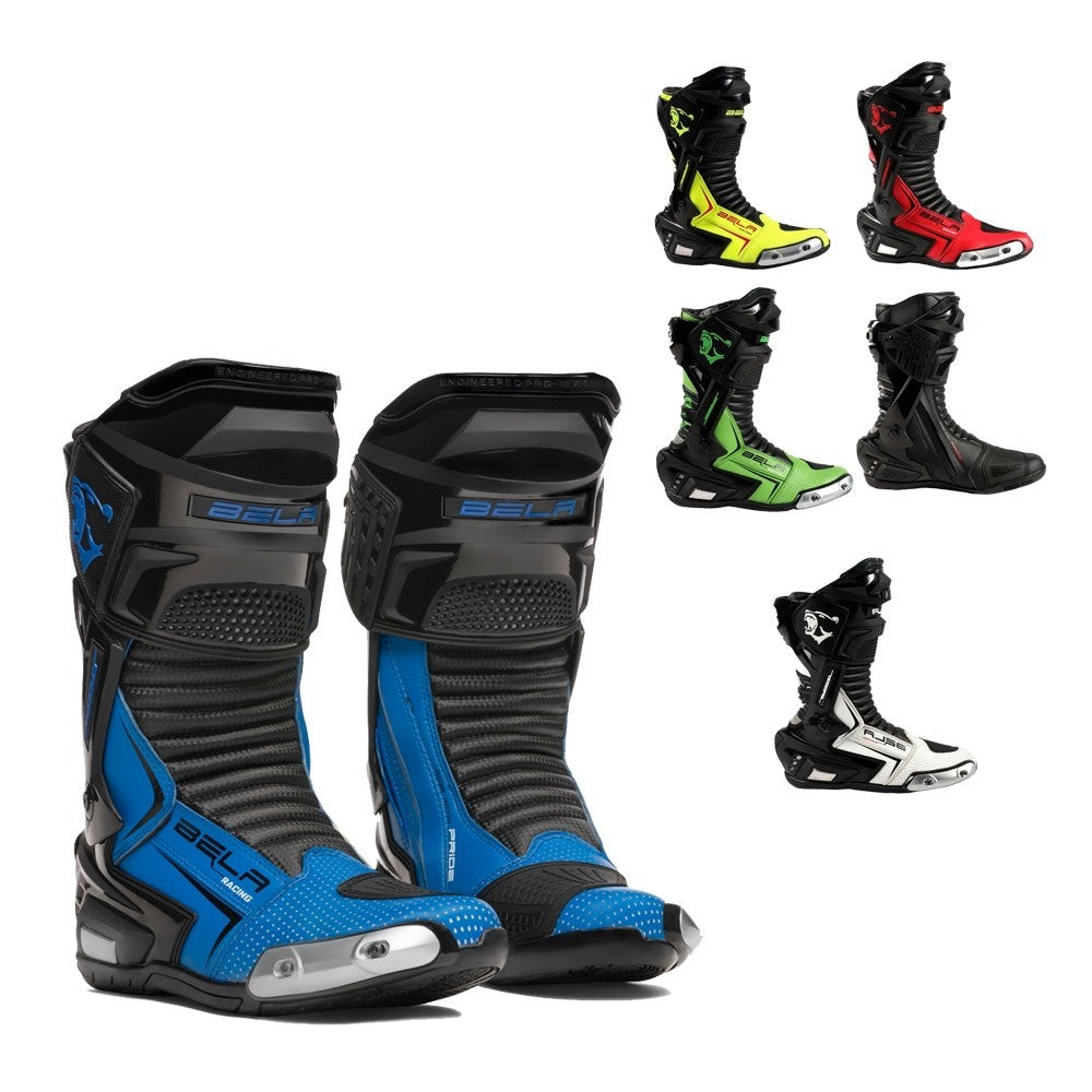 BELA - Botas Piel Speedo 2.0 Negro/Azul - SECURTEX MOTOR S.L (t/a MaximoMoto)