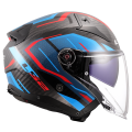 LS2 OF603 INFINITY II C CASCO DE MOTO URUS AZUL ROJO