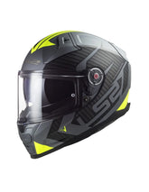 LS2 FF811 VECTOR II SPLITTER M.TITAN.H-V YELL - SECURTEX MOTOR S.L (t/a MaximoMoto)