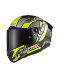 LS2 FF805 THUNDER C SPACE H-V YELLOW GREY - SECURTEX MOTOR S.L (t/a MaximoMoto)