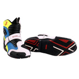 BELA - Botas Piel Faster Blanco/Azul/Amarillo - SECURTEX MOTOR S.L (t/a MaximoMoto)