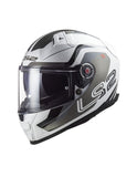 LS2 FF811 VECTOR II METRIC WHITE TITAN.SILVER - SECURTEX MOTOR S.L (t/a MaximoMoto)