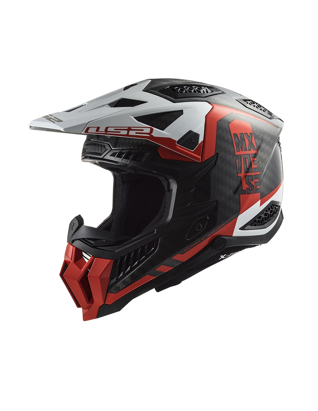 LS2 MX703 C X-FORCE VICTORY RED WHITE - SECURTEX MOTOR S.L (t/a MaximoMoto)