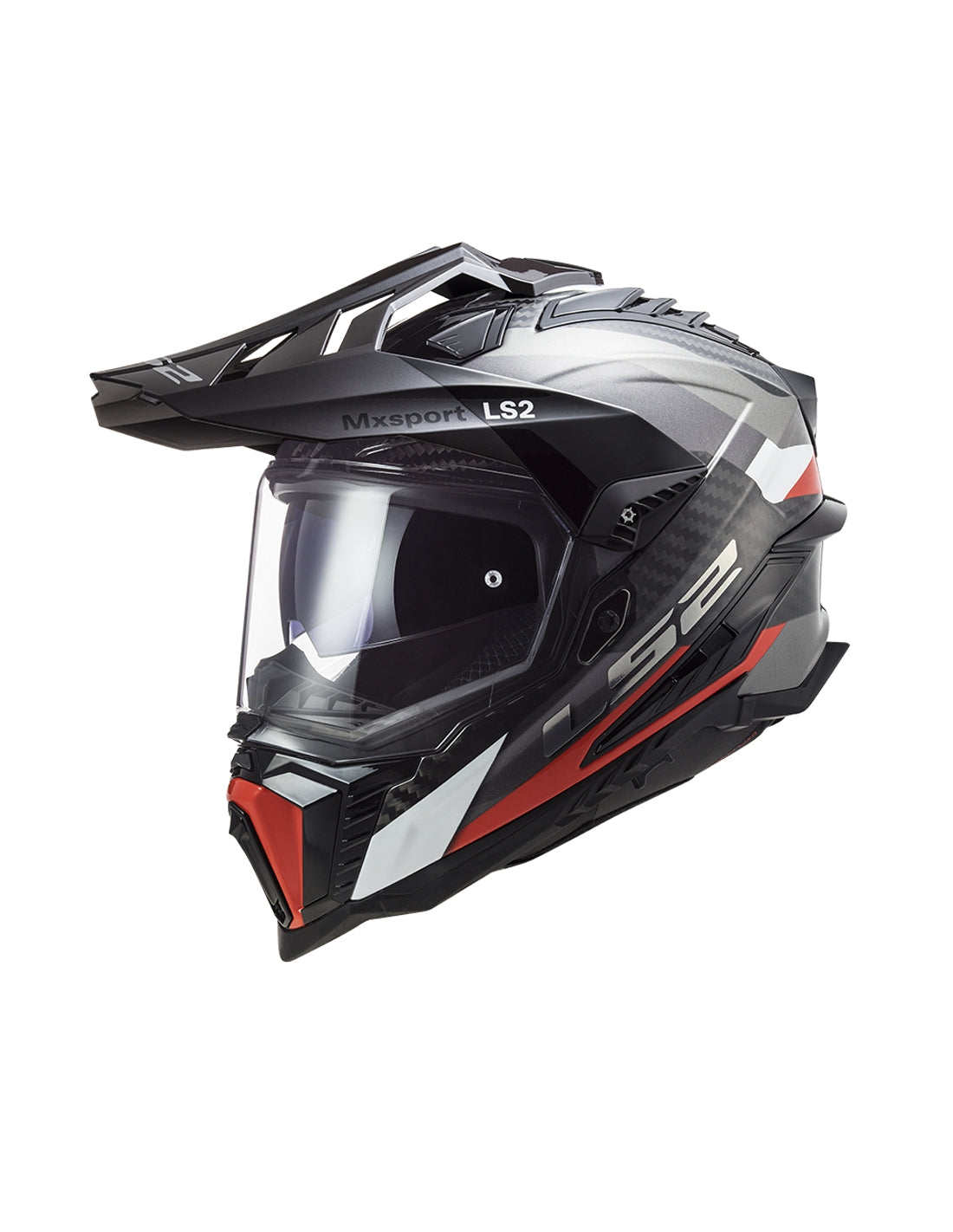 LS2 MX701 C EXPLORER FRONTIER G.TITANIUM RED - SECURTEX MOTOR S.L (t/a MaximoMoto)