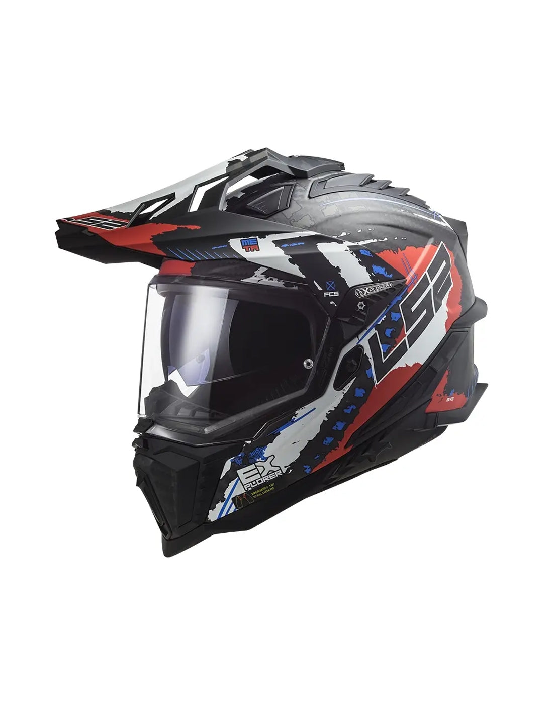 LS2 MX701 C EXPLORER EXTEND MATT RED-06 - SECURTEX MOTOR S.L (t/a MaximoMoto)