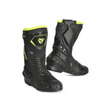R-TECH - Botas Piel Tornado 2.0 Negro/Gris/Amarillo Fluor - SECURTEX MOTOR S.L (t/a MaximoMoto)