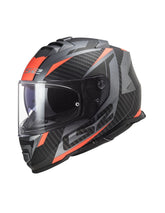 LS2 FF800 STORM RACER MATT TITANIUM FLUO ORANGE - SECURTEX MOTOR S.L (t/a MaximoMoto)
