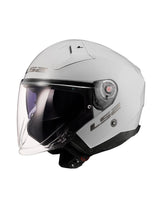 LS2 OF603 INFINITY II SOLID GLOSS WHITE-06 - SECURTEX MOTOR S.L (t/a MaximoMoto)