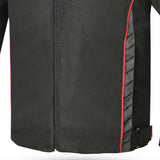 R-TECH Chaqueta Textil Knight Rider (Short) Negro/Antracita/Rojo - CHAQUETA