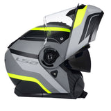 LS2 FF908 STROBE II MONZA M.BLACK H-V YELLOW - SECURTEX MOTOR S.L (t/a MaximoMoto)